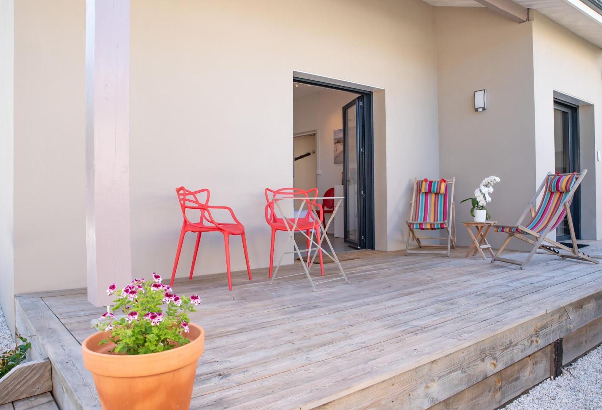 La Maison Du Cotton- Gite Bio-Climatique Andernos-les-Bains Eksteriør billede